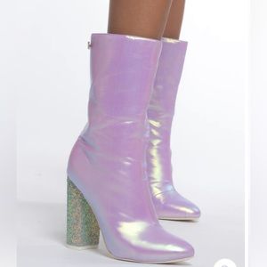 Sparkle Fairy Couture|| LILAC FAIRY MINI BOOT. Size 7. Worn Twice